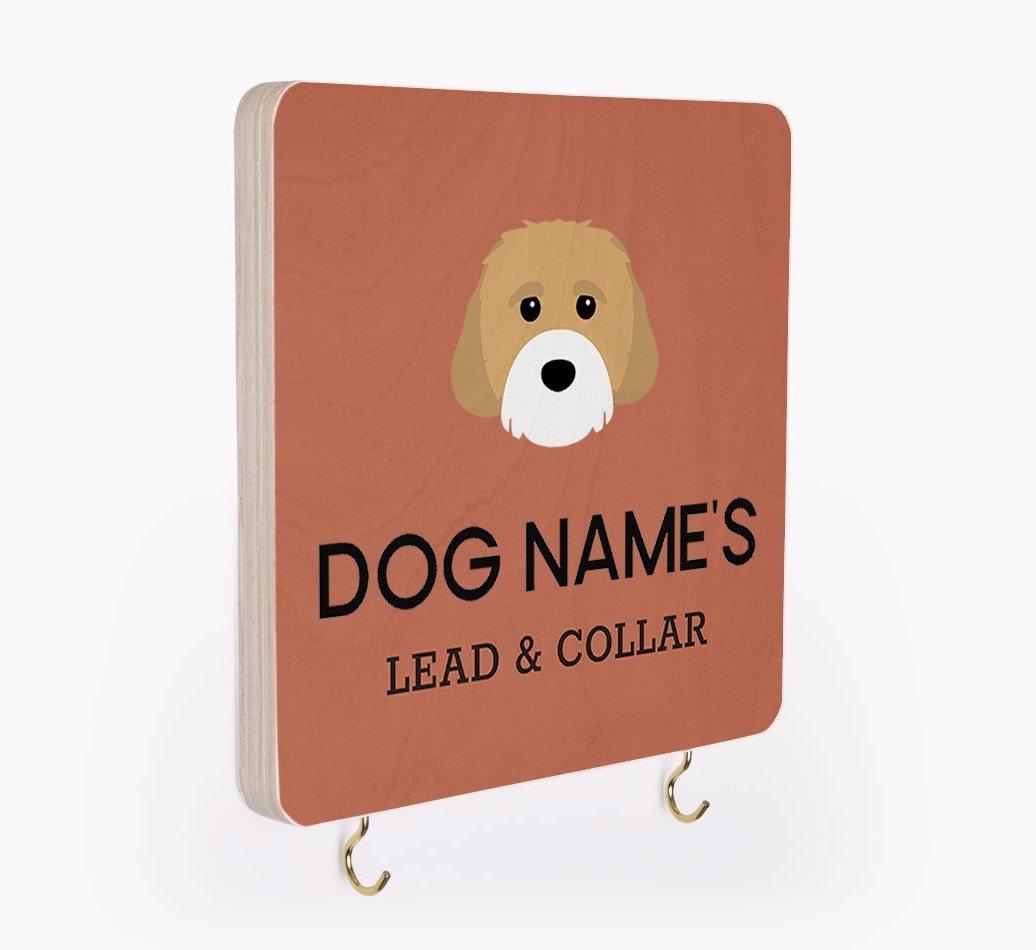Personalized {breedFullName} Lead & Collar Hanger