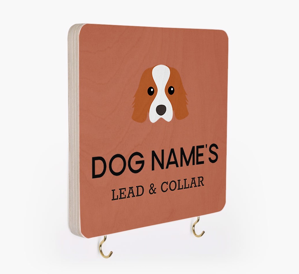 Personalized {breedFullName} Lead & Collar Hanger