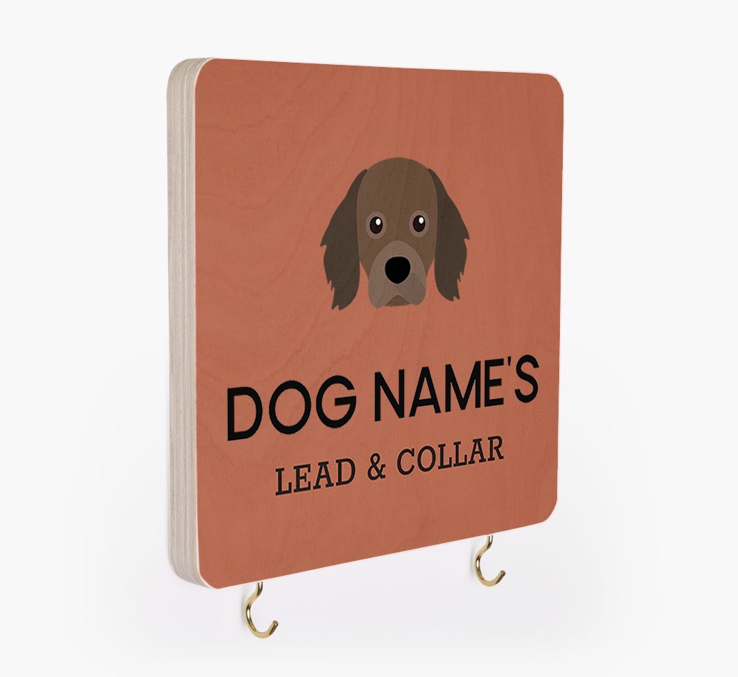 Personalized {breedFullName} Lead & Collar Hanger