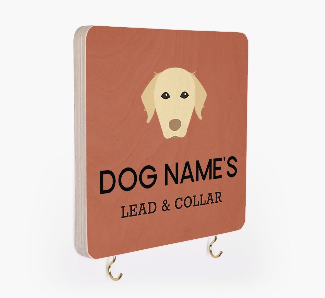Personalized {breedFullName} Lead & Collar Hanger