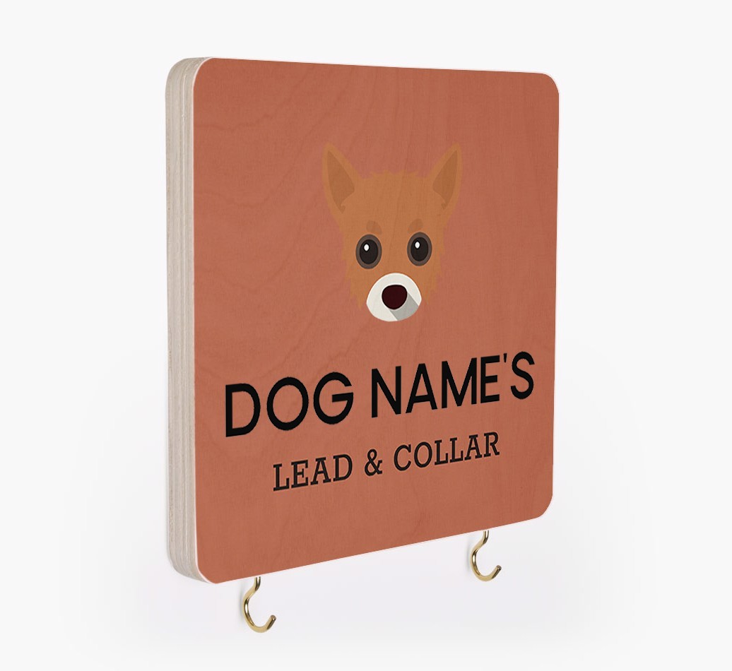 Personalized {breedFullName} Lead & Collar Hanger
