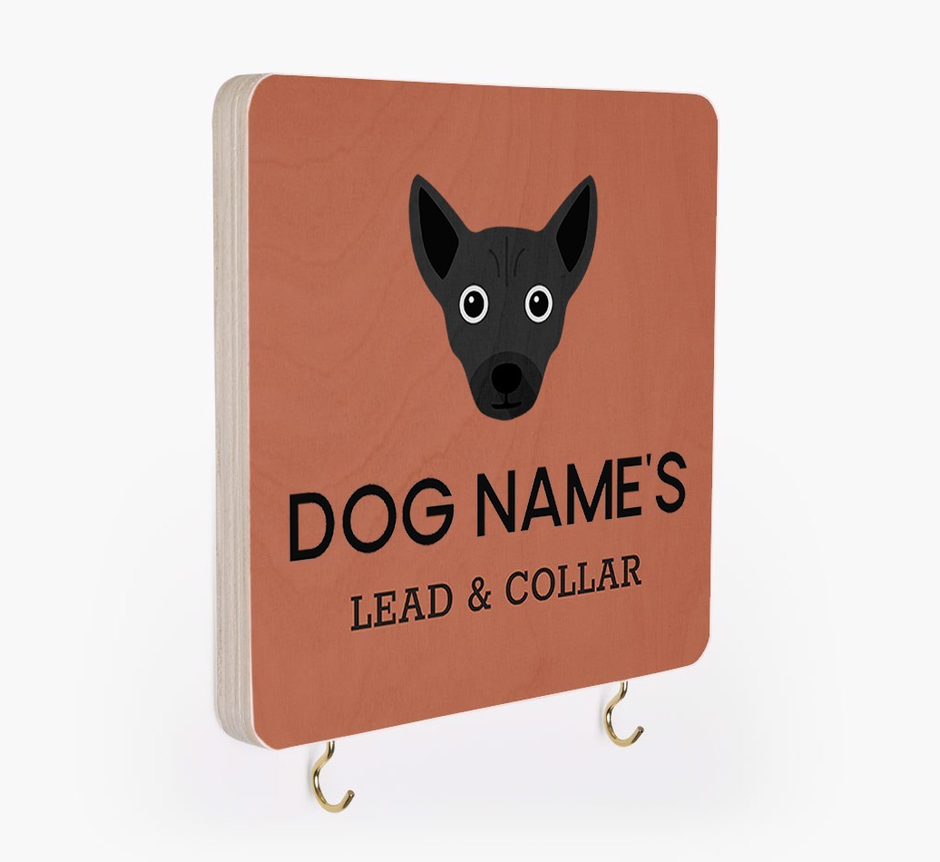 Personalized {breedFullName} Lead & Collar Hanger