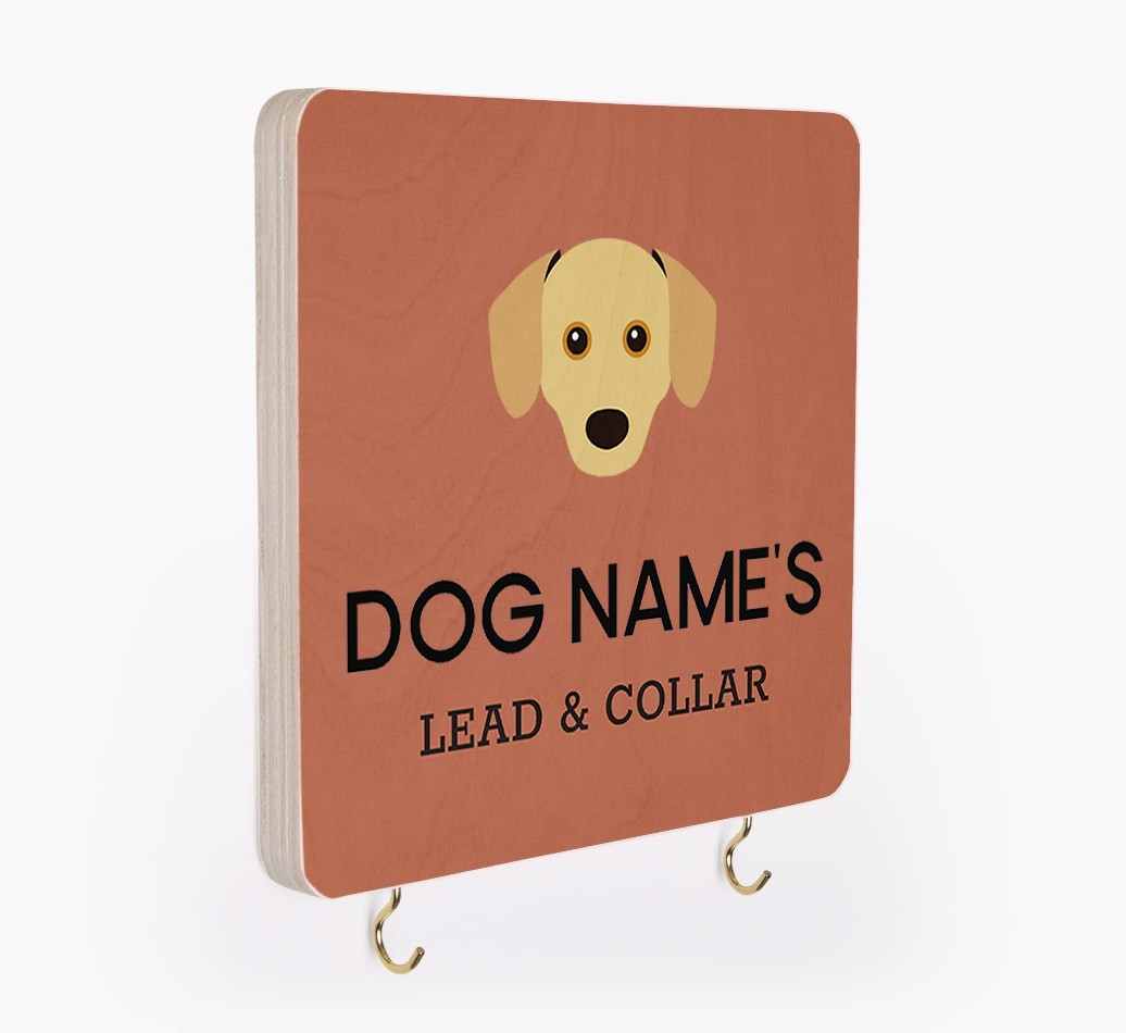 Personalized {breedFullName} Lead & Collar Hanger