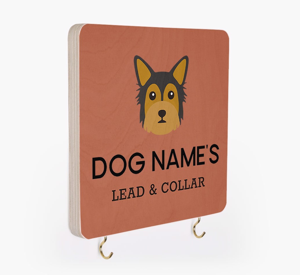 Personalized {breedFullName} Lead & Collar Hanger