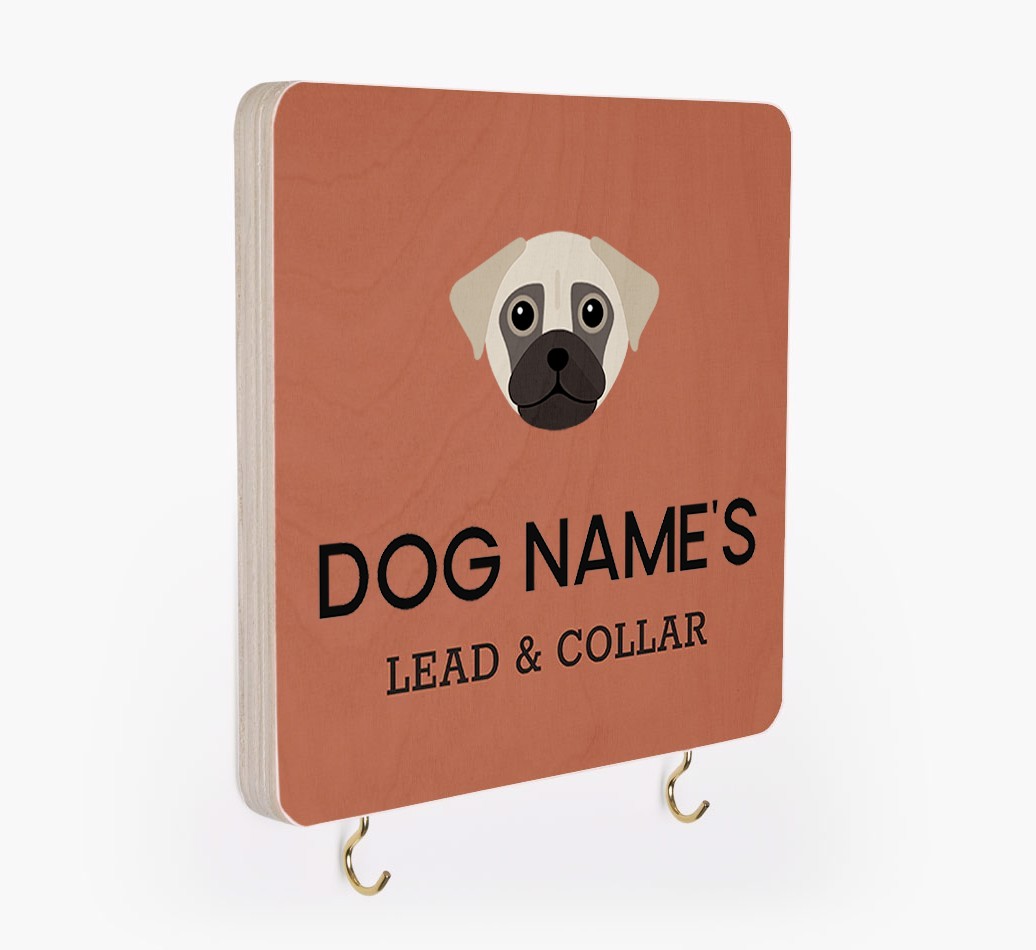 Personalized {breedFullName} Lead & Collar Hanger