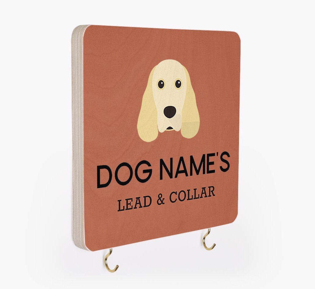 Personalized {breedFullName} Lead & Collar Hanger