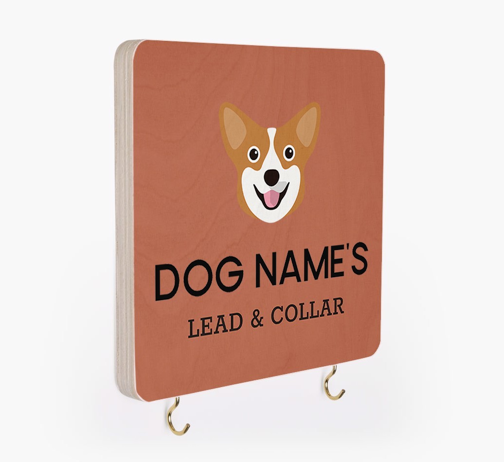 Personalized {breedFullName} Lead & Collar Hanger