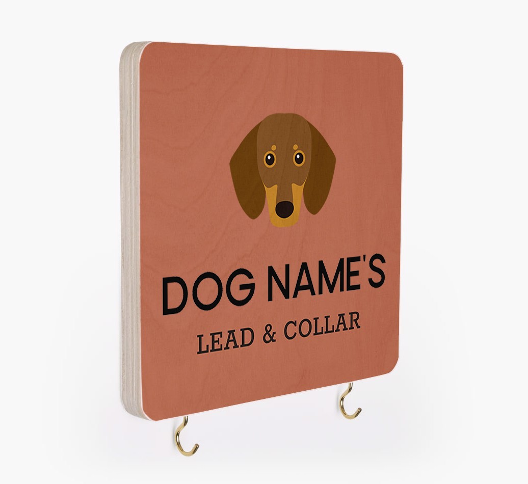 Personalized {breedFullName} Lead & Collar Hanger