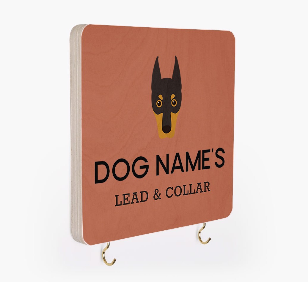 Personalized {breedFullName} Lead & Collar Hanger