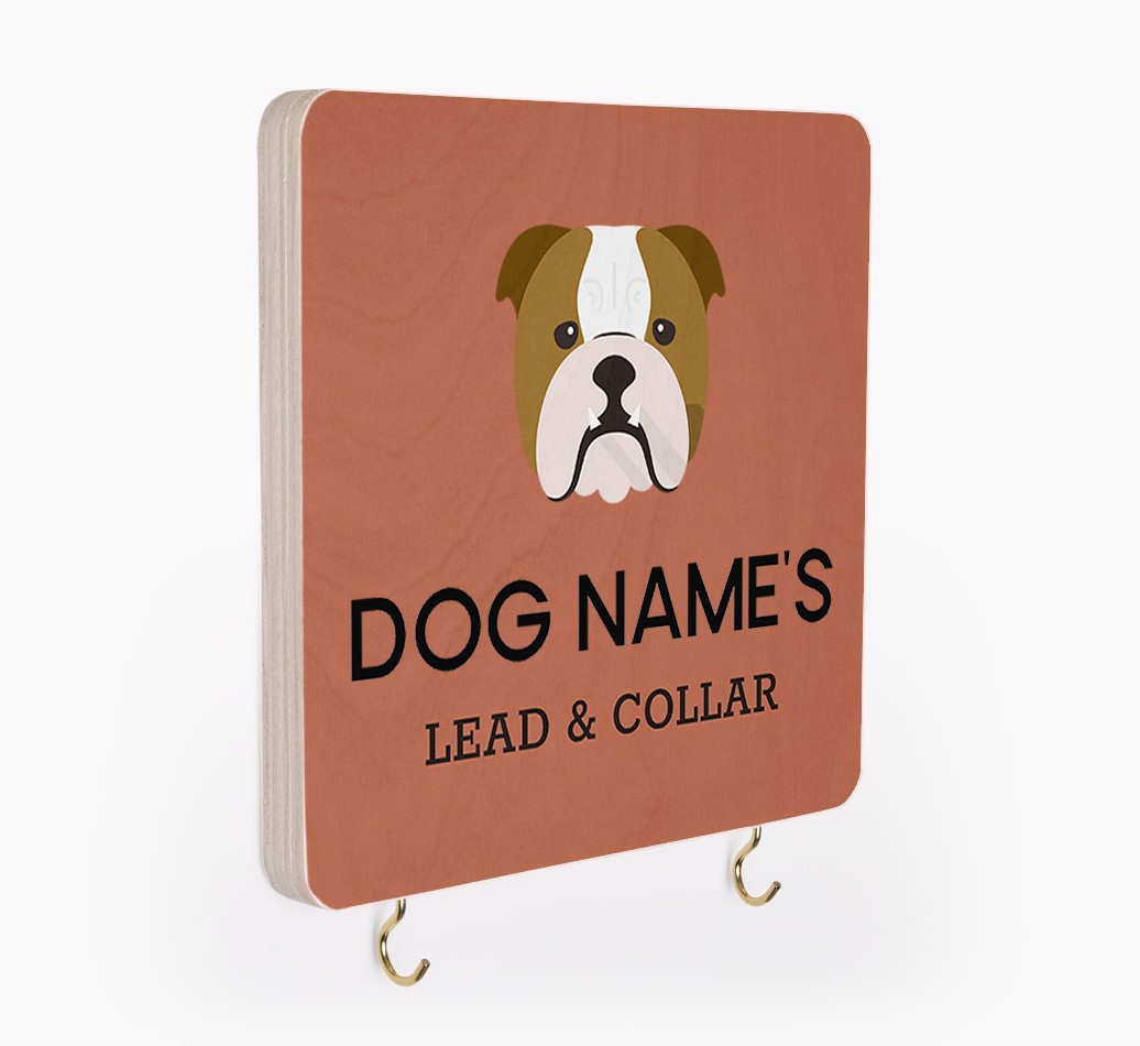 Personalized {breedFullName} Lead & Collar Hanger