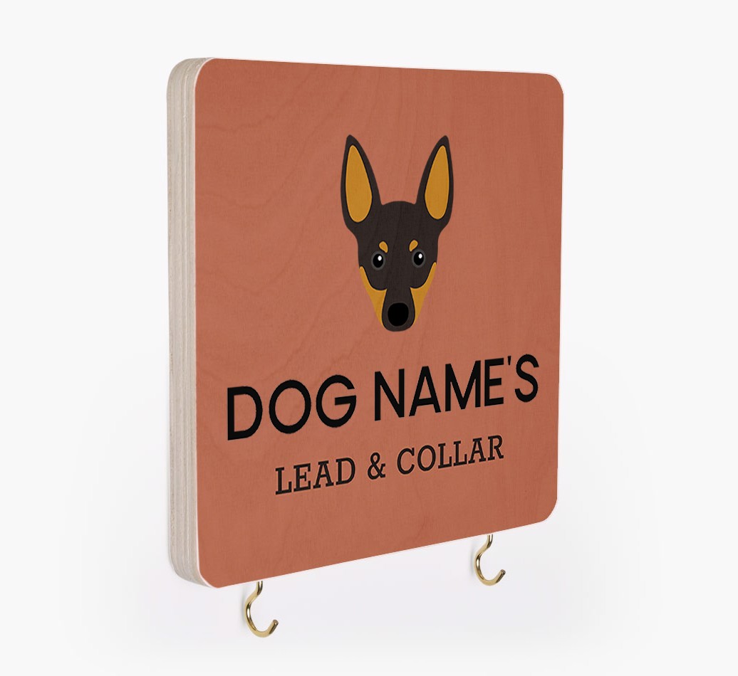 Personalized {breedFullName} Lead & Collar Hanger