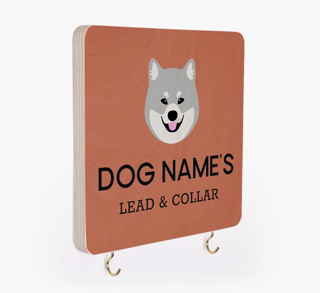 Personalized {breedFullName} Lead & Collar Hanger