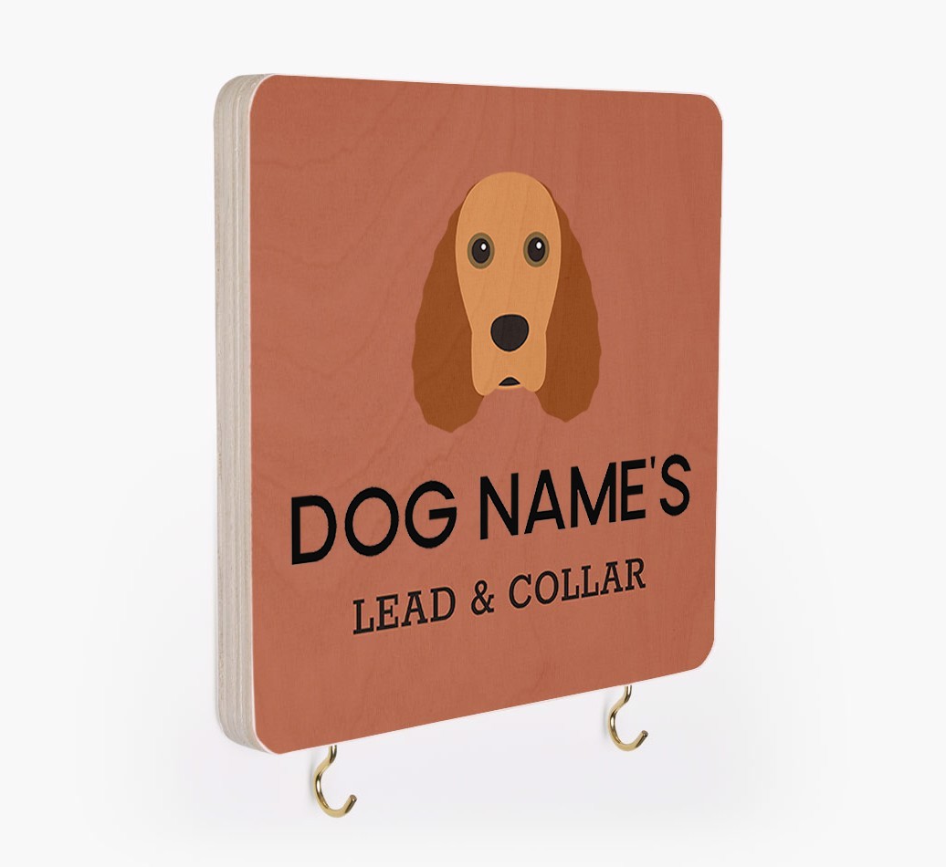 Personalized {breedFullName} Lead & Collar Hanger