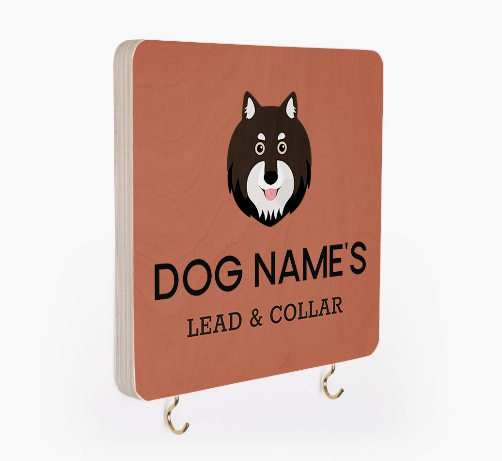 Personalized {breedFullName} Lead & Collar Hanger