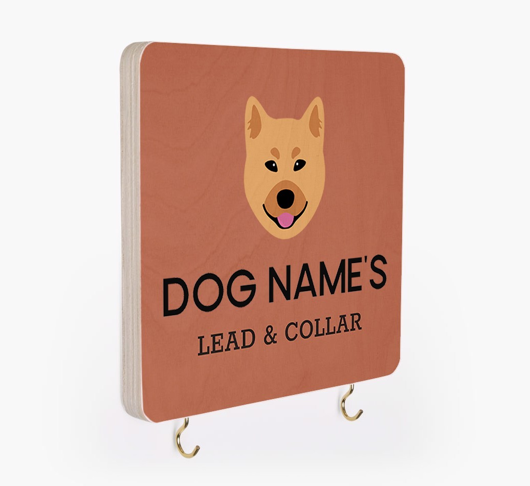 Personalized {breedFullName} Lead & Collar Hanger