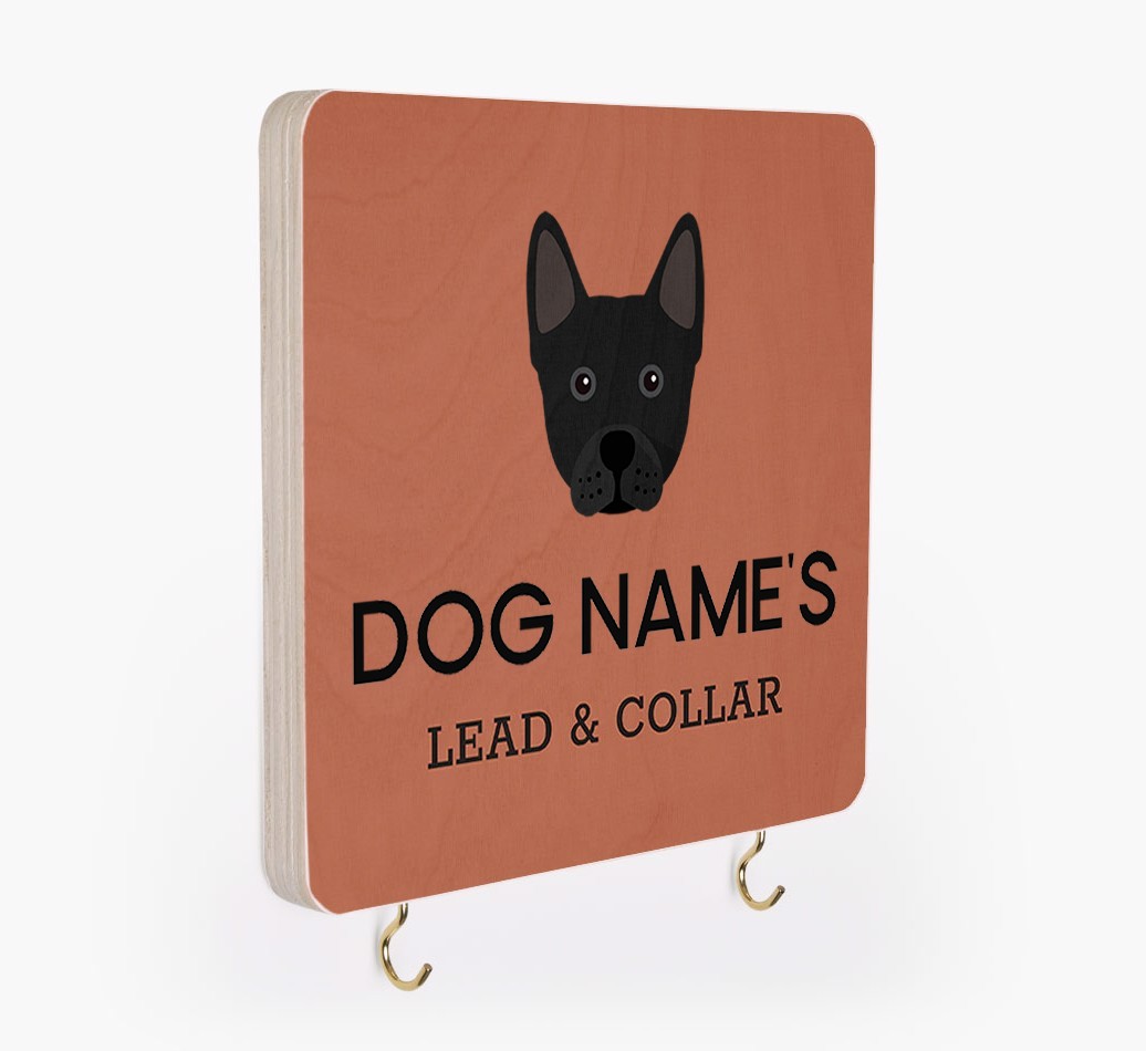 Personalized {breedFullName} Lead & Collar Hanger