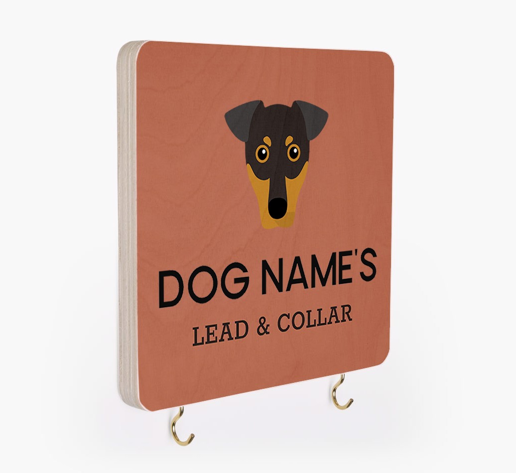 Personalized {breedFullName} Lead & Collar Hanger