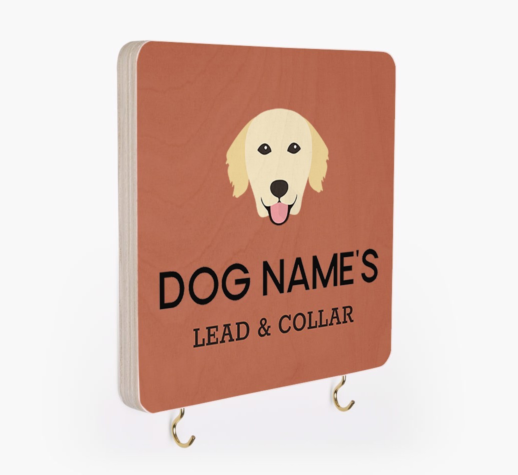 Personalized {breedFullName} Lead & Collar Hanger