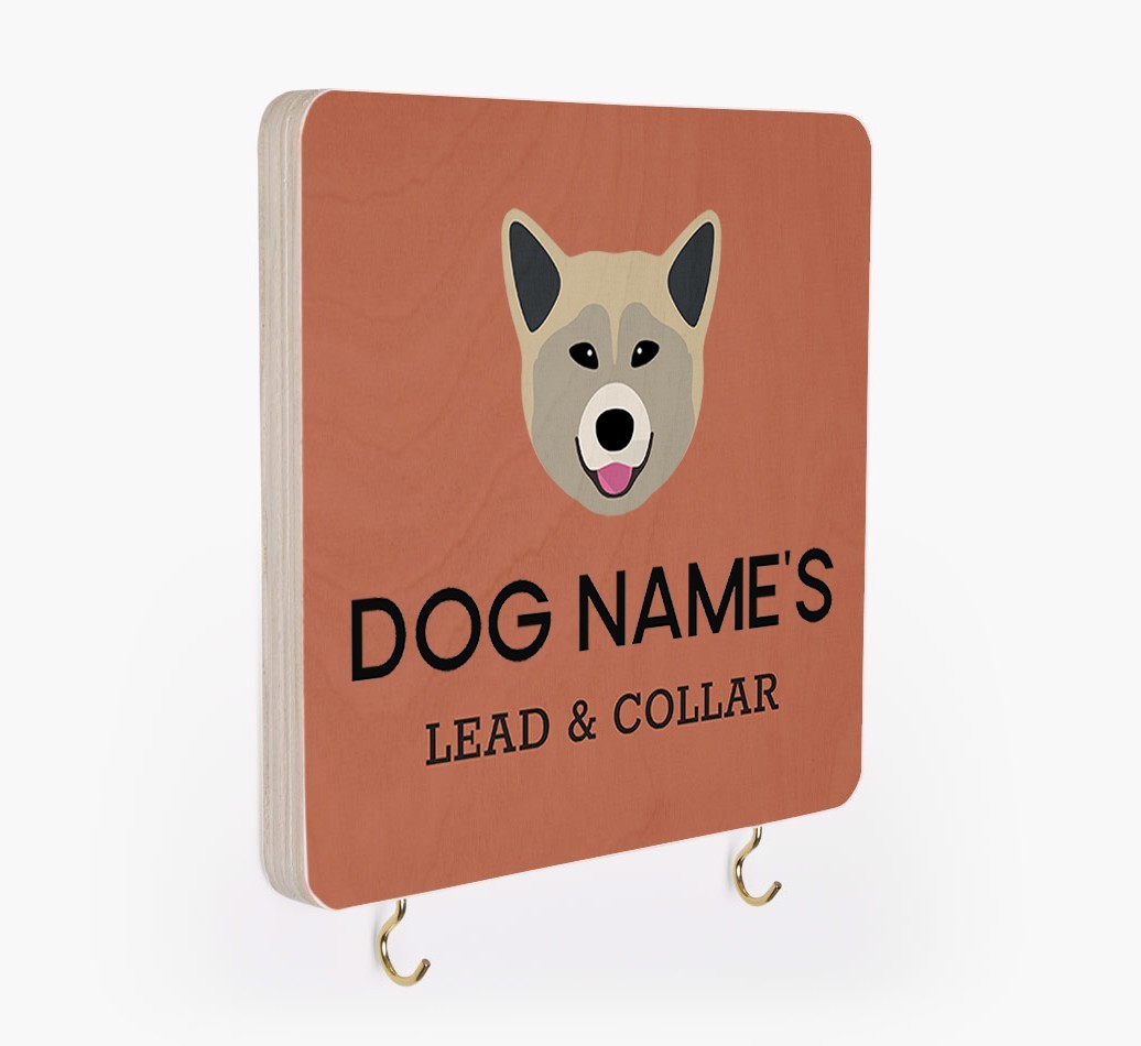 Personalized {breedFullName} Lead & Collar Hanger