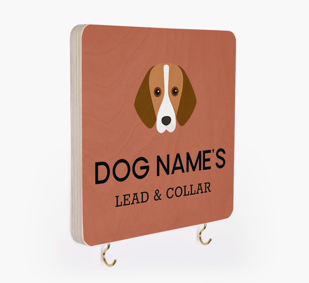 Personalised {breedFullName} Lead & Collar Hanger