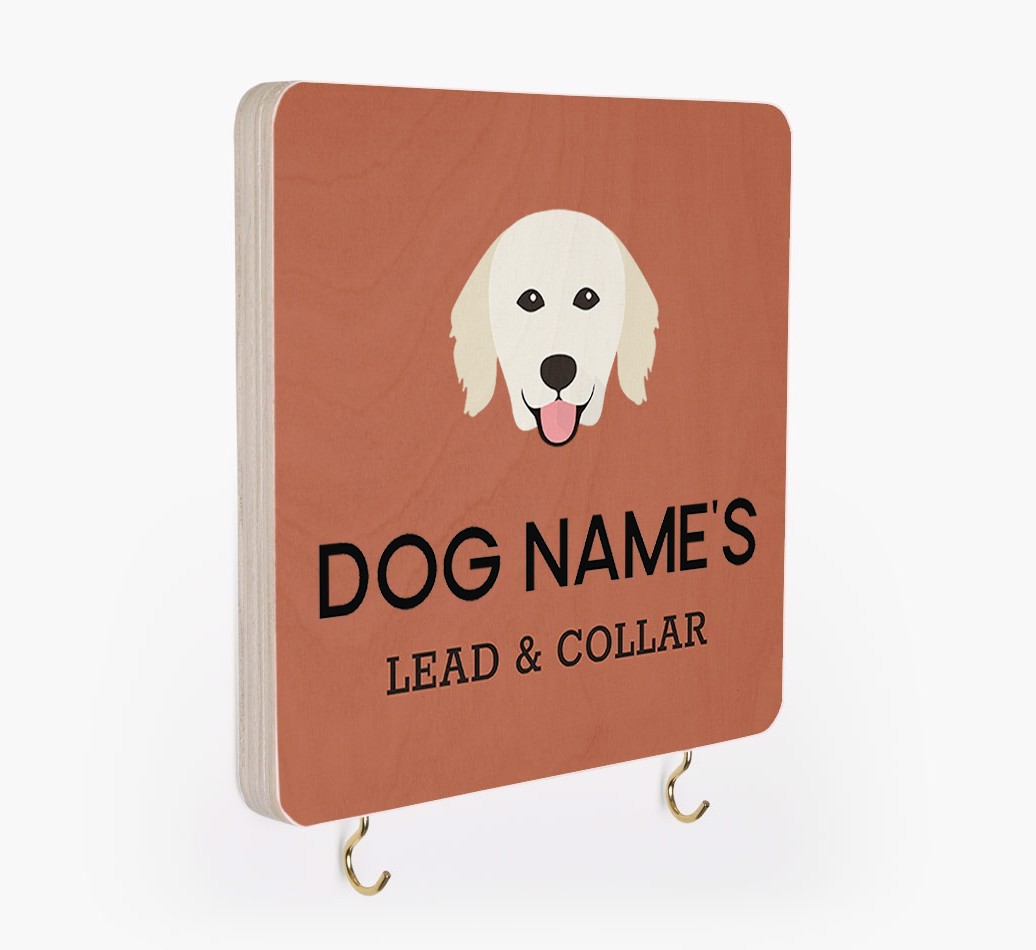 Personalized {breedFullName} Lead & Collar Hanger