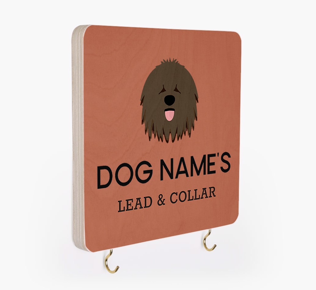 Personalized {breedFullName} Lead & Collar Hanger