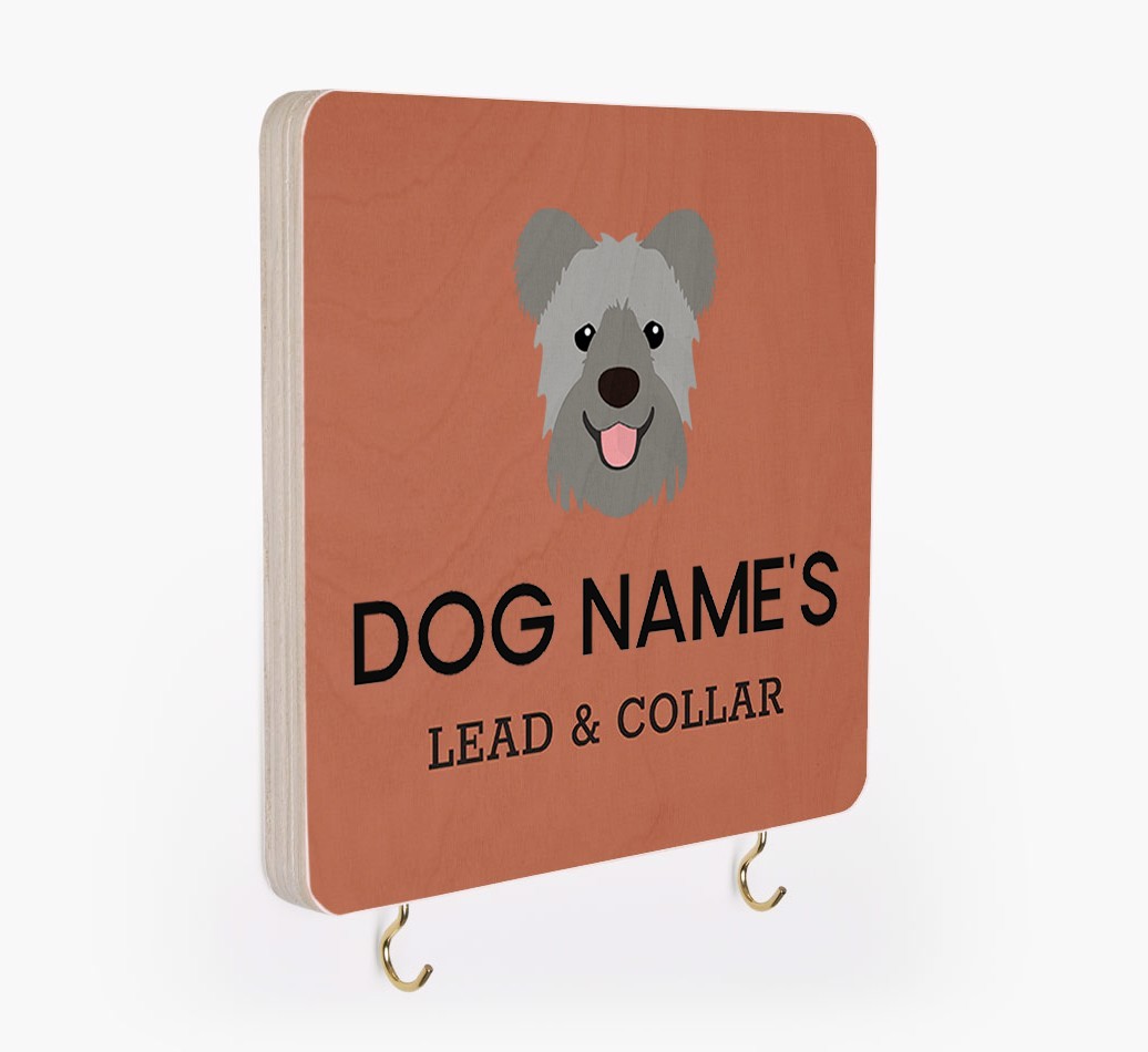 Personalized {breedFullName} Lead & Collar Hanger