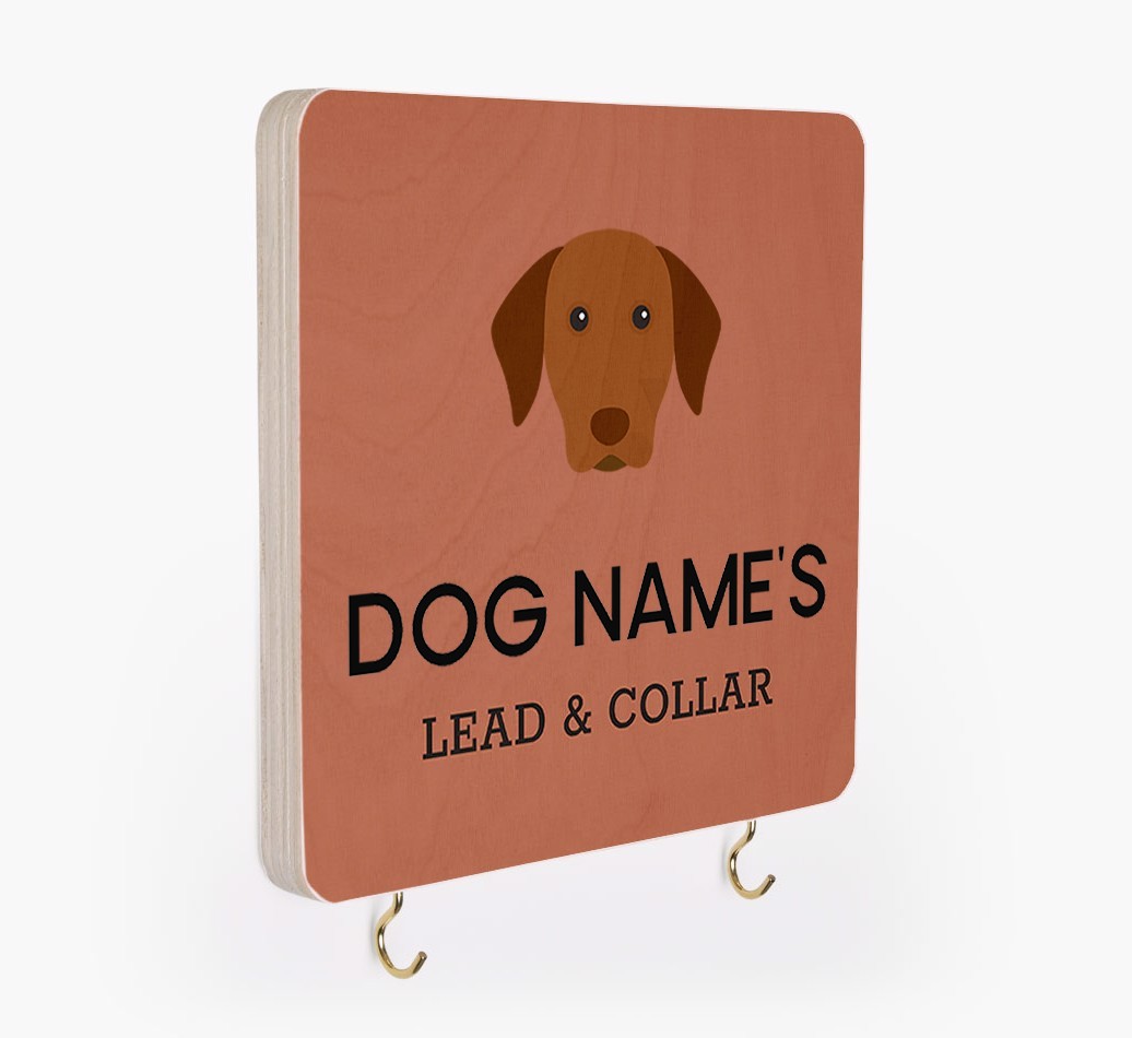 Personalized {breedFullName} Lead & Collar Hanger