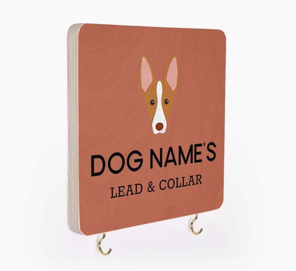 Personalized {breedFullName} Lead & Collar Hanger