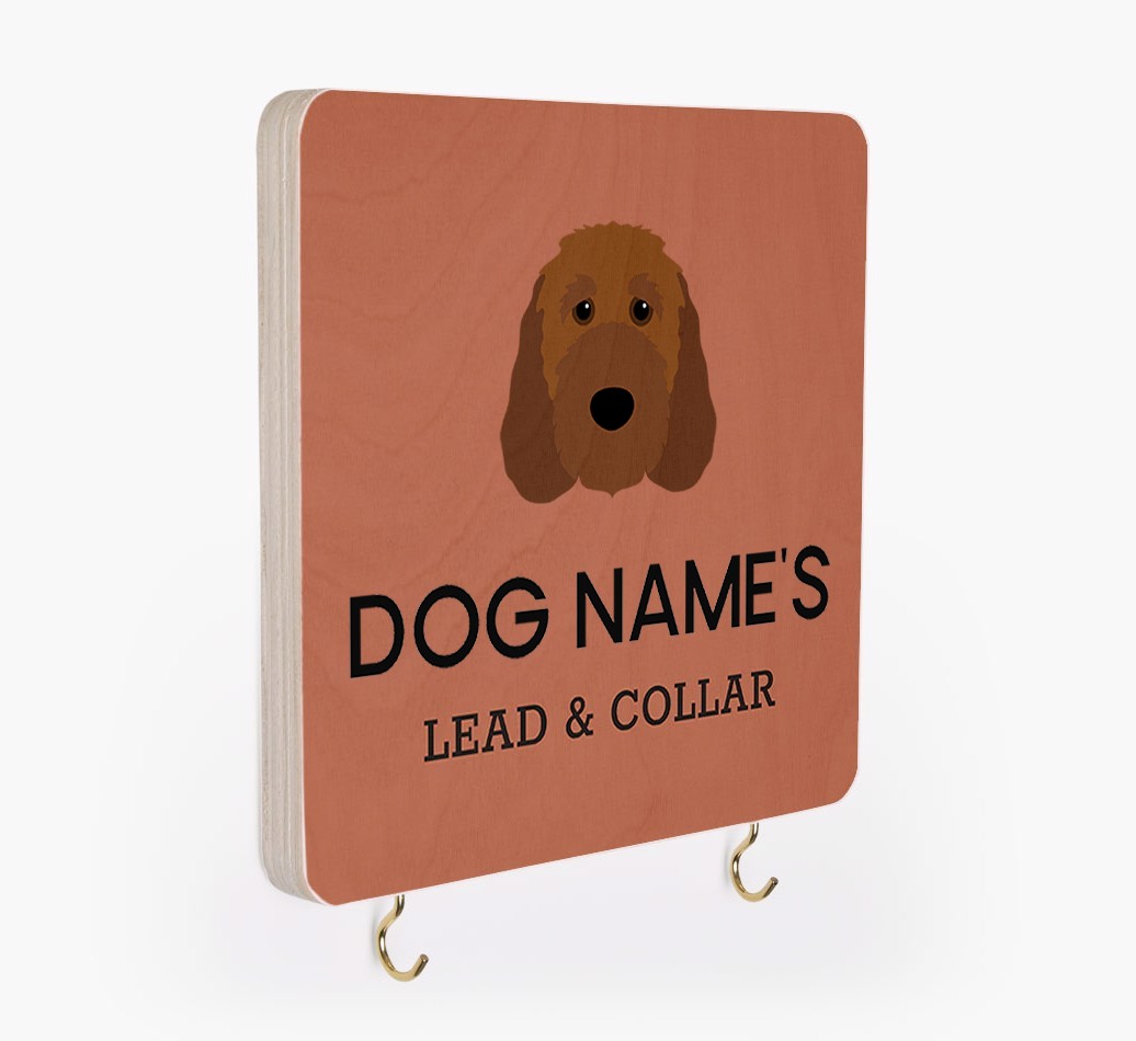 Personalized {breedFullName} Lead & Collar Hanger