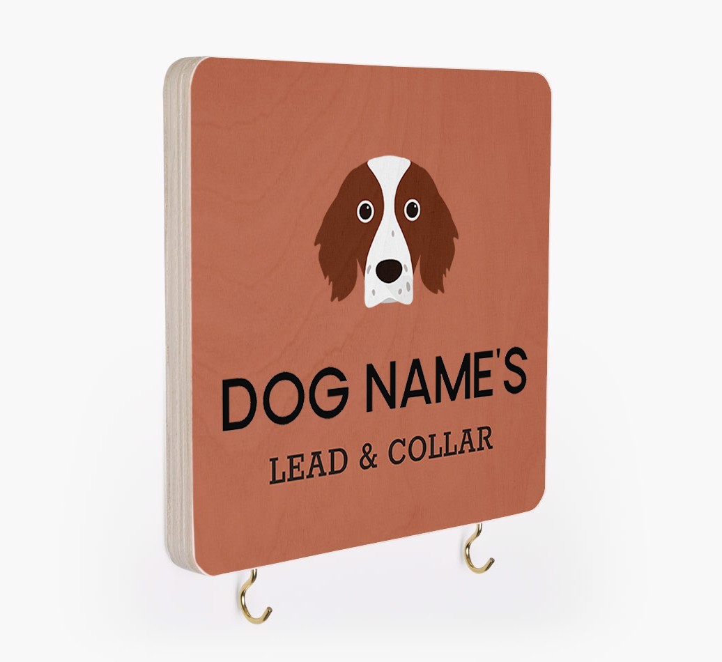 Personalized {breedFullName} Lead & Collar Hanger