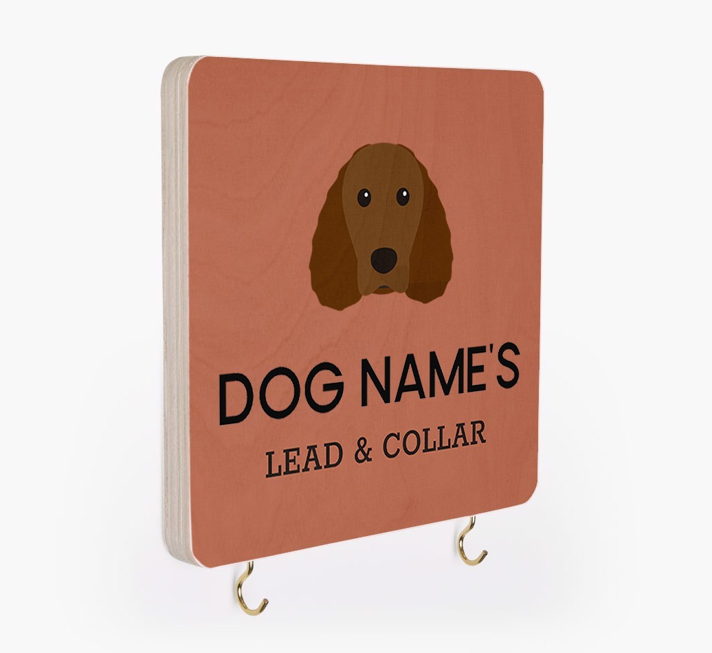 Personalized {breedFullName} Lead & Collar Hanger