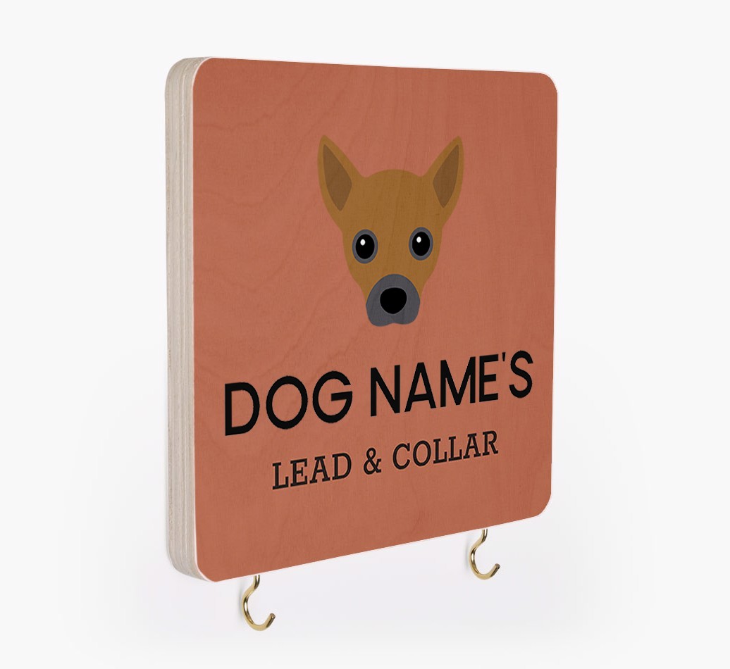Personalized {breedFullName} Lead & Collar Hanger