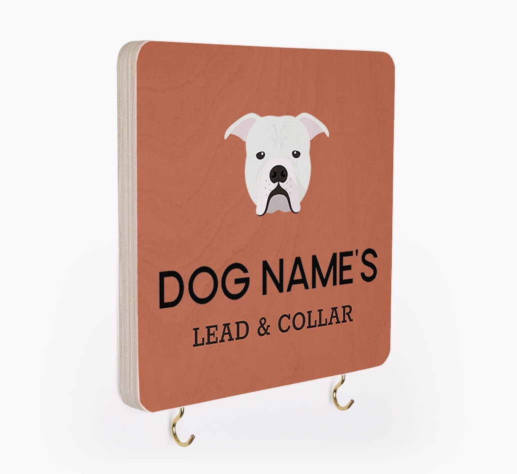 Personalized {breedFullName} Lead & Collar Hanger