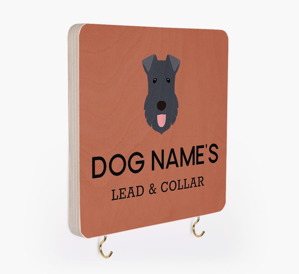 Personalized {breedFullName} Lead & Collar Hanger
