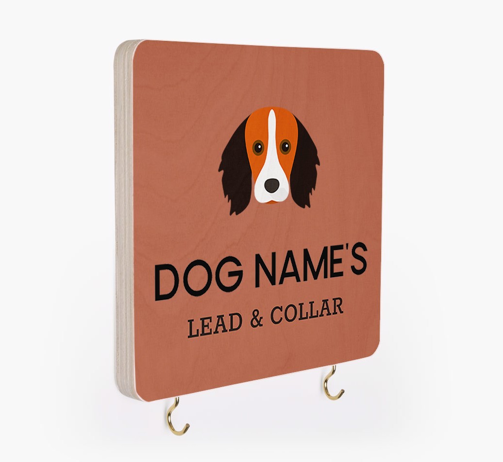 Personalized {breedFullName} Lead & Collar Hanger