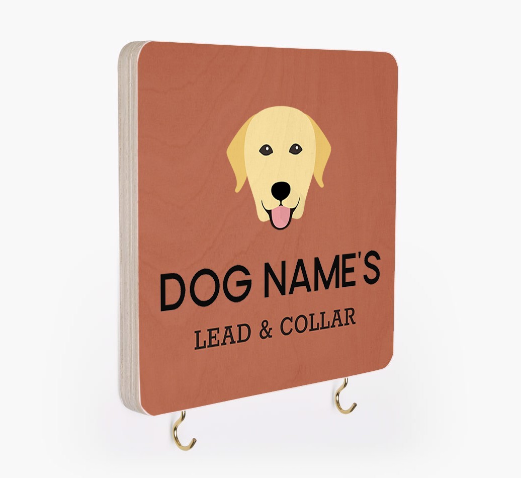 Personalized {breedFullName} Lead & Collar Hanger