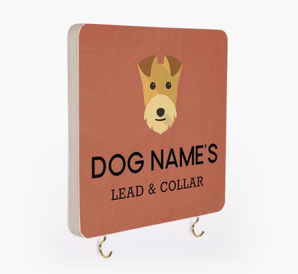 Personalized {breedFullName} Lead & Collar Hanger
