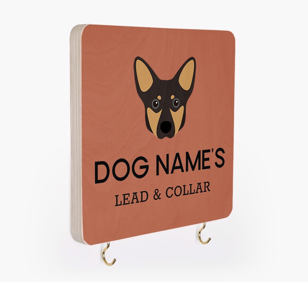 Personalized {breedFullName} Lead & Collar Hanger