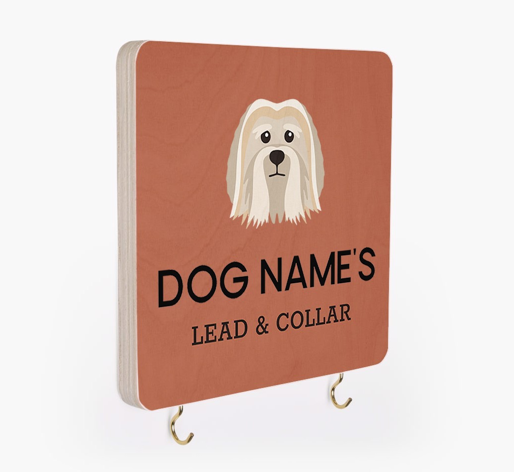 Personalized {breedFullName} Lead & Collar Hanger