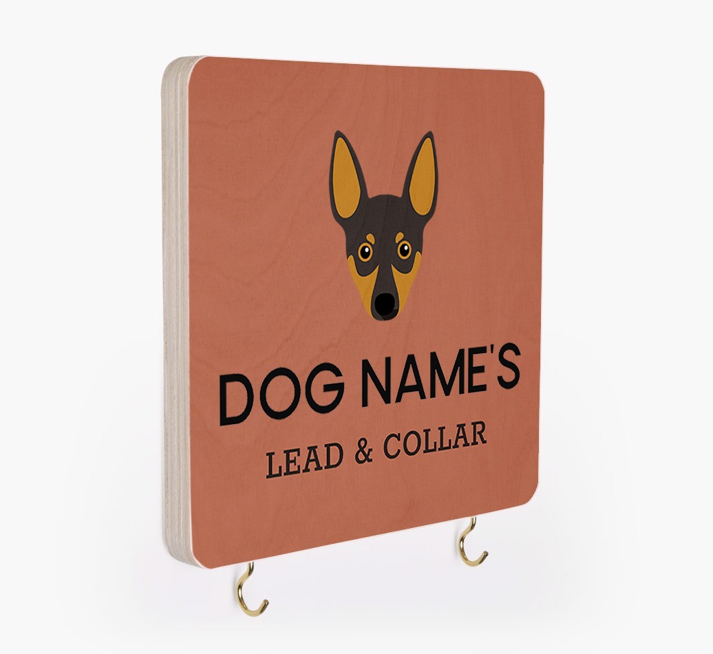 Personalized {breedFullName} Lead & Collar Hanger