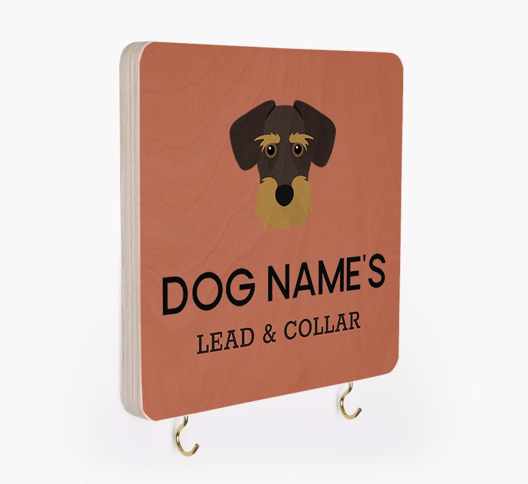 Personalized {breedFullName} Lead & Collar Hanger