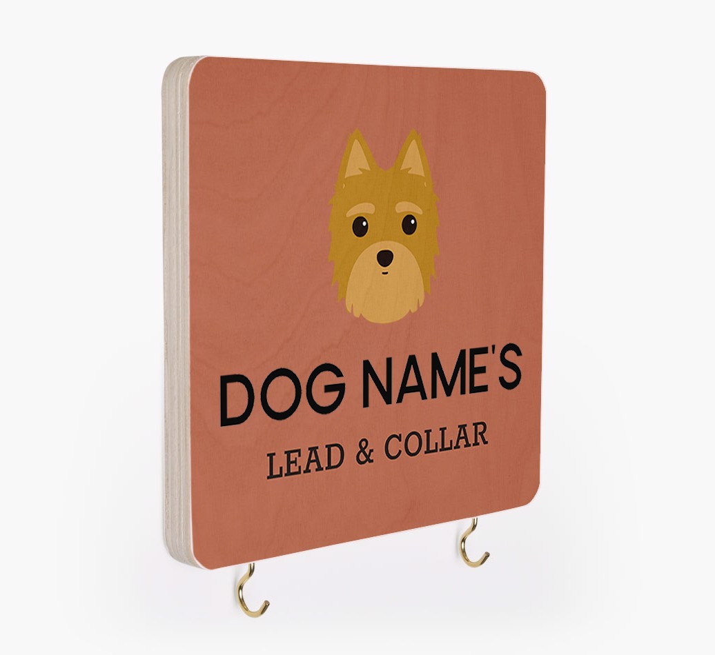 Personalized {breedFullName} Lead & Collar Hanger