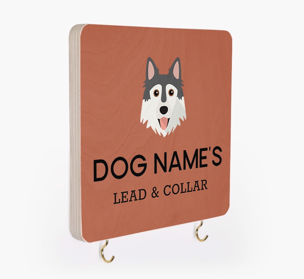 Personalized {breedFullName} Lead & Collar Hanger
