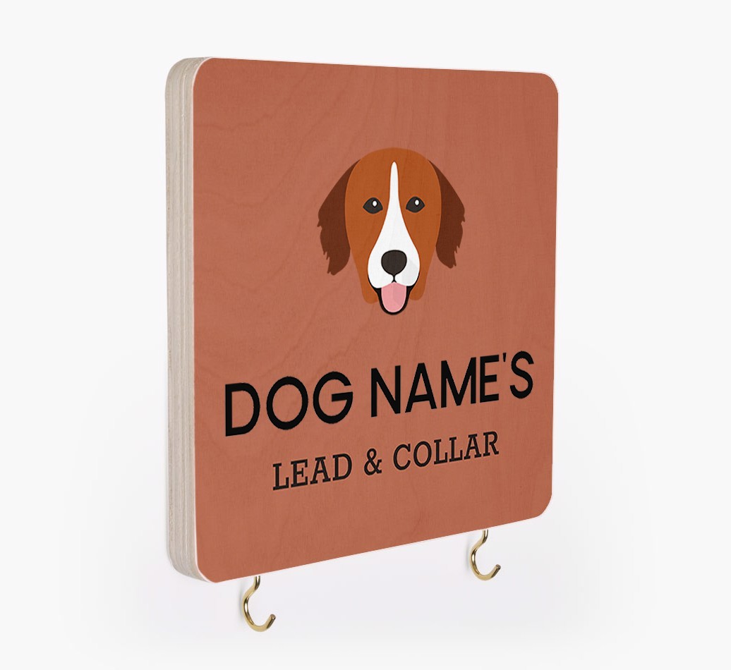 Personalised {breedFullName} Lead & Collar Hanger