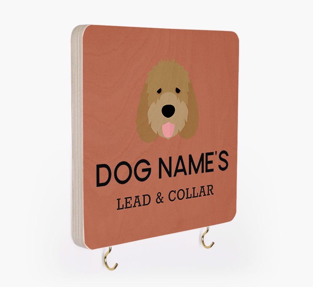 Personalized {breedFullName} Lead & Collar Hanger