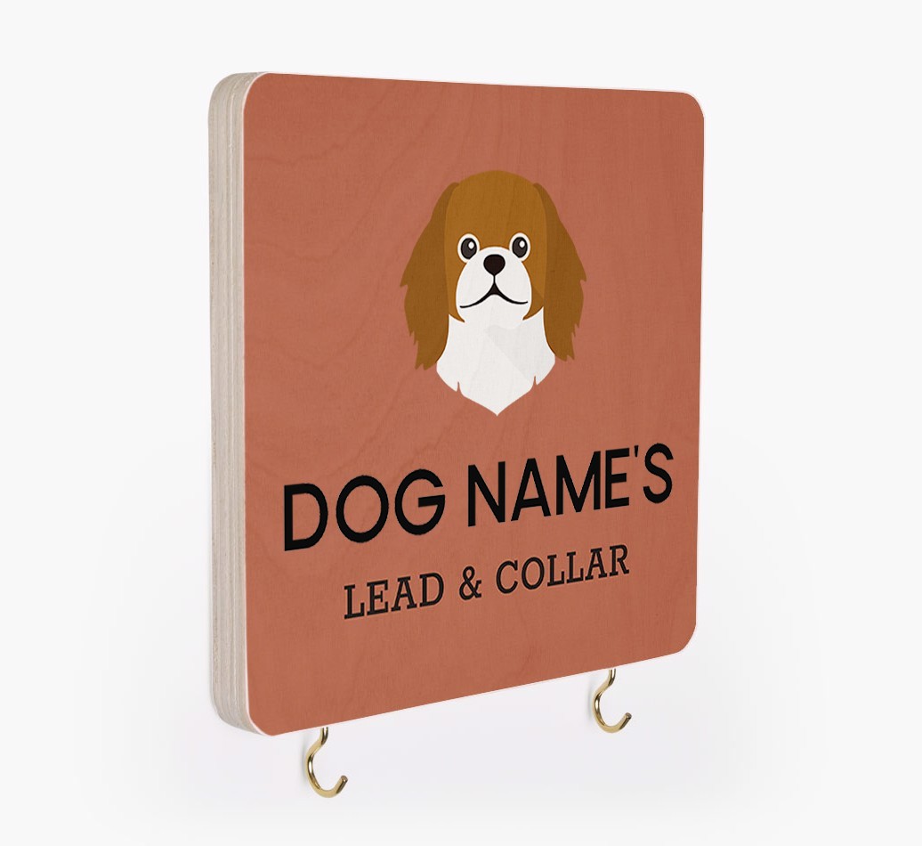 Personalized {breedFullName} Lead & Collar Hanger