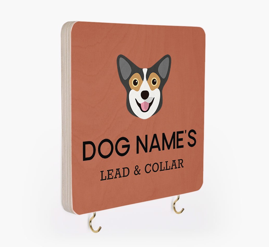 Personalized {breedFullName} Lead & Collar Hanger