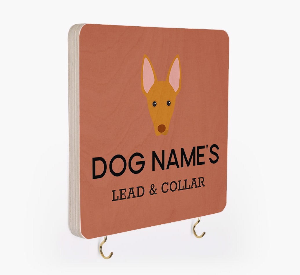 Personalized {breedFullName} Lead & Collar Hanger