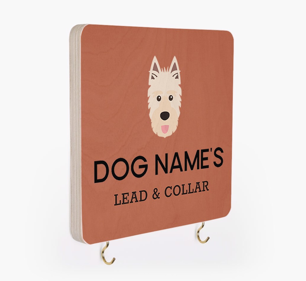Personalized {breedFullName} Lead & Collar Hanger